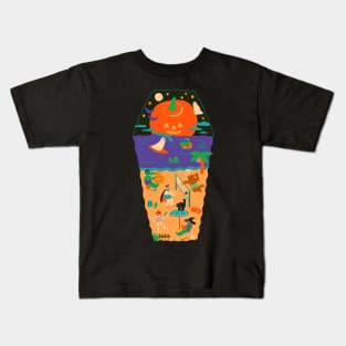 Spooky Beach Party Kids T-Shirt